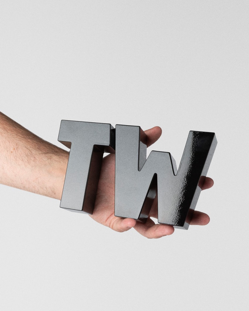 TextilWirtschaft Forum 2026 award black TW typographic
